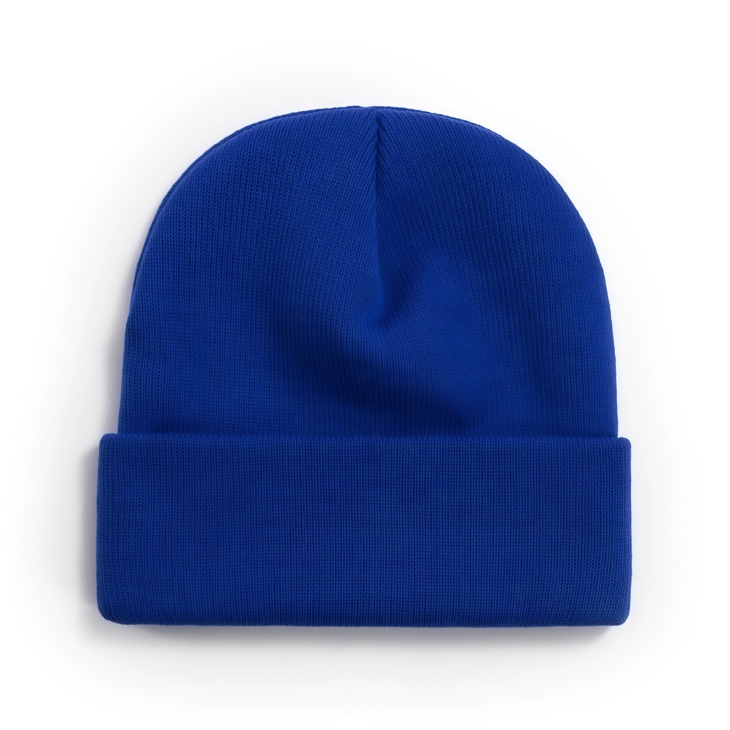 Acrylic cuffed knit hat