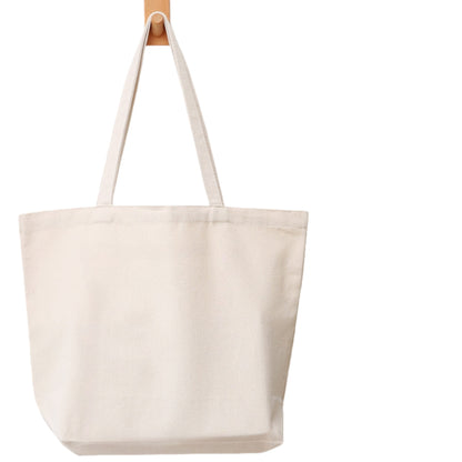 17.7 * 13.78 * 5.91inch Natural Canvas Tote Bag