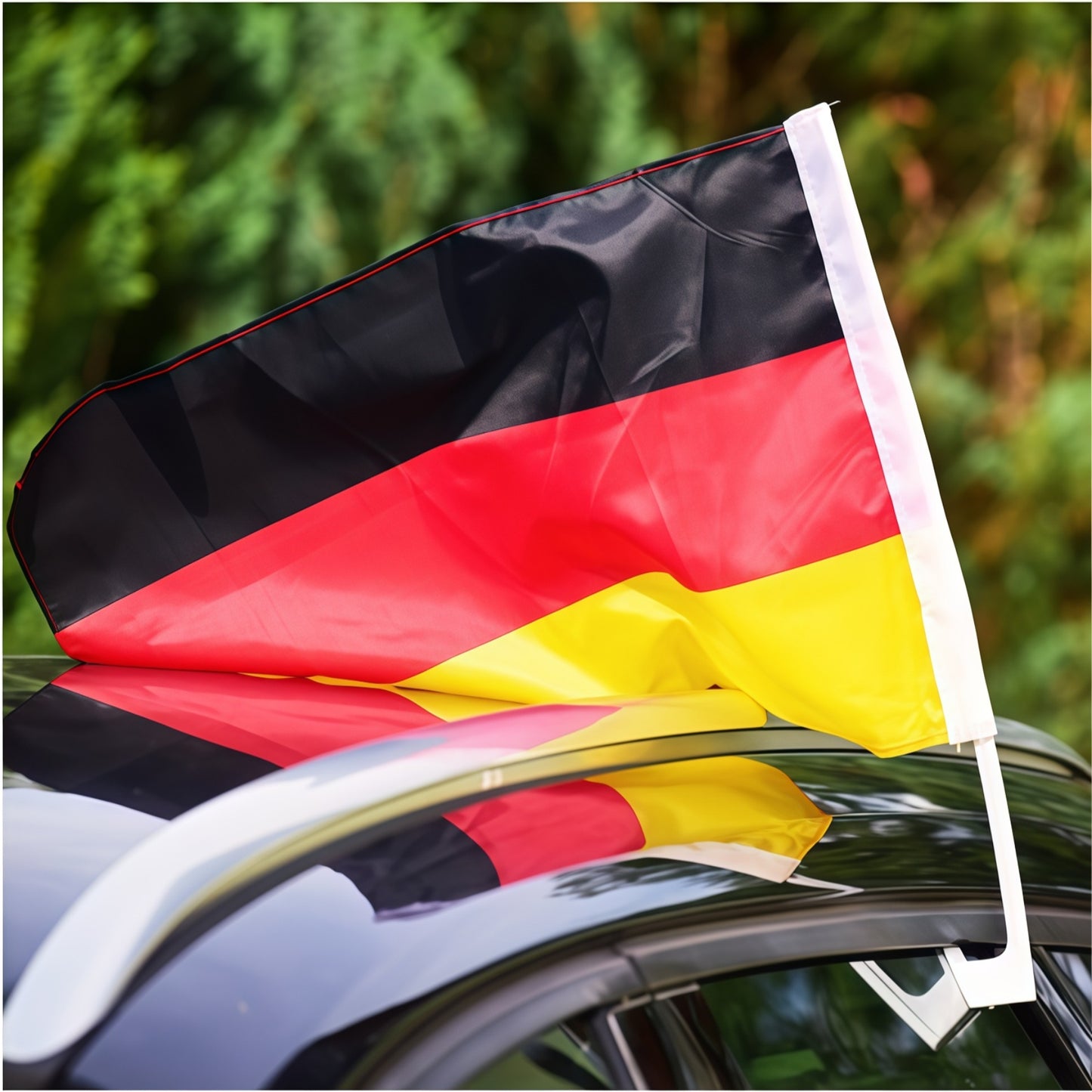 Custom Printed Car Flag for Trade Shows and Promotional Events