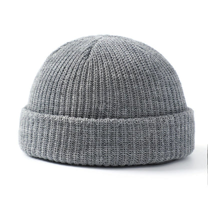 Knit Cap with Cuff