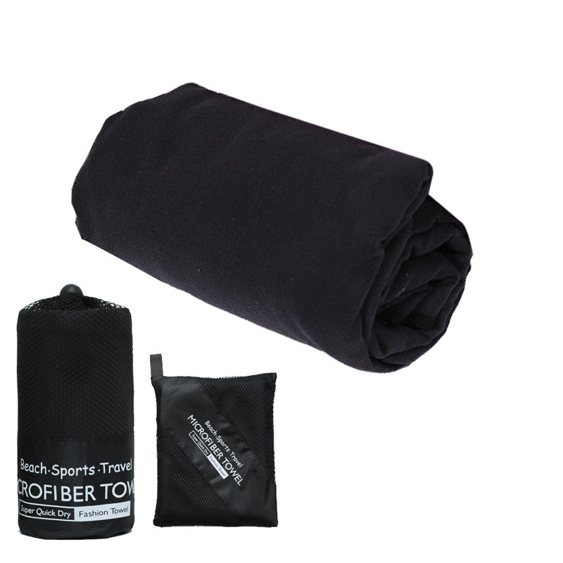 Custom Logo Foldable Beach Towel with Built in Storage Bag Fabric Portable Beach Towel