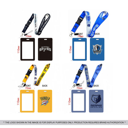 Team ID card holder and lanyard