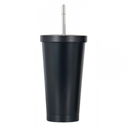 17oz stainless steel straw cup