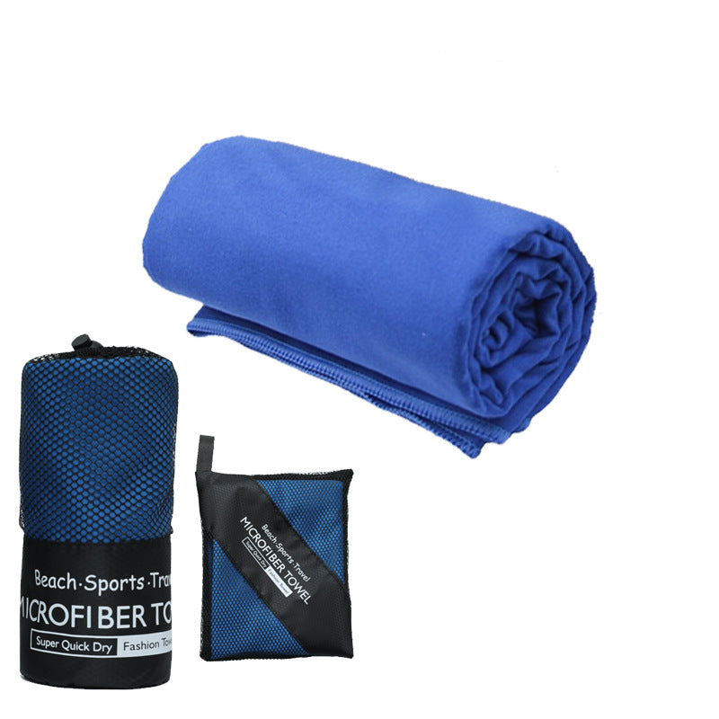 Custom Logo Foldable Beach Towel with Built in Storage Bag Fabric Portable Beach Towel