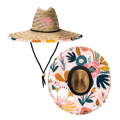 Custom made cattail straw hats