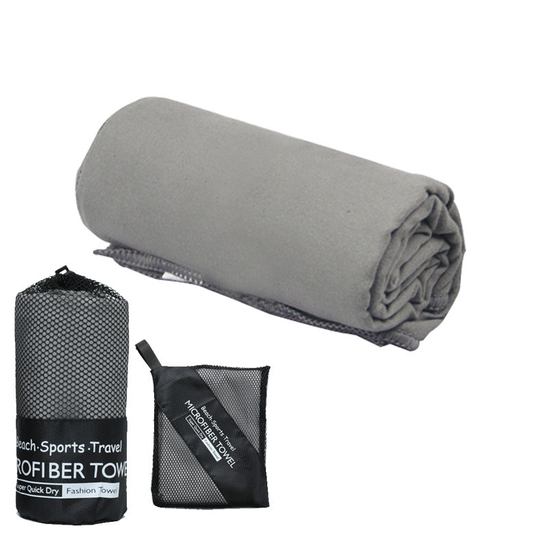 Custom Logo Foldable Beach Towel with Built in Storage Bag Fabric Portable Beach Towel