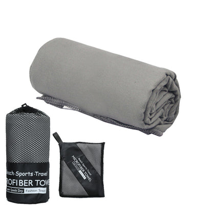 Custom Logo Foldable Beach Towel with Built in Storage Bag Fabric Portable Beach Towel