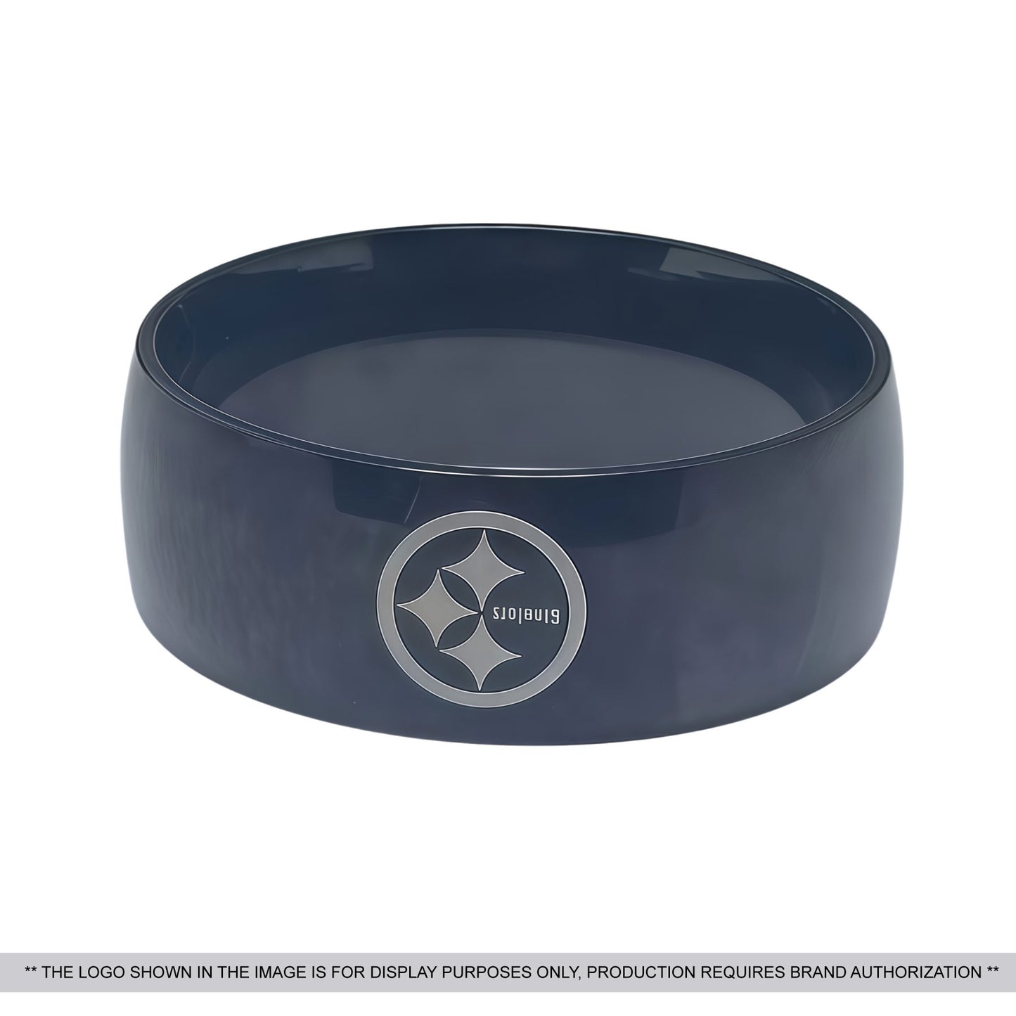 Football Team Curved Stainless Steel Ring