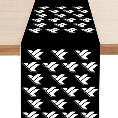 Linen like decorative table runner