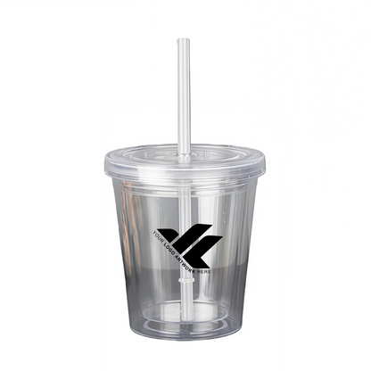 12oz double layered plastic cup