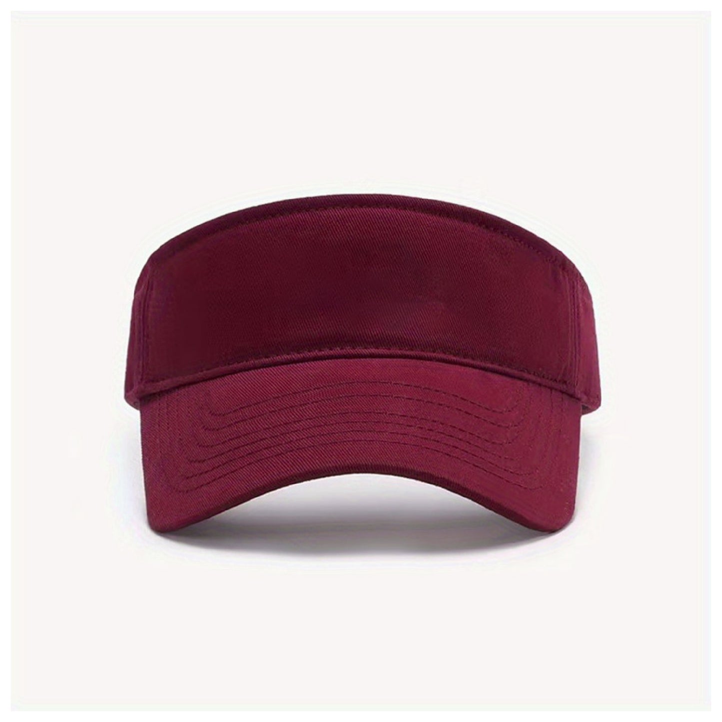Custom Logo Canvas Visor Hat Multi-Color Outdoor Casual Cap