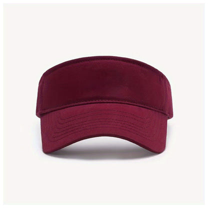 Custom Logo Canvas Visor Hat Multi-Color Outdoor Casual Cap