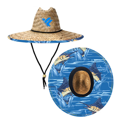 Custom made cattail straw hats