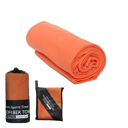 Custom Logo Foldable Beach Towel with Built in Storage Bag Fabric Portable Beach Towel