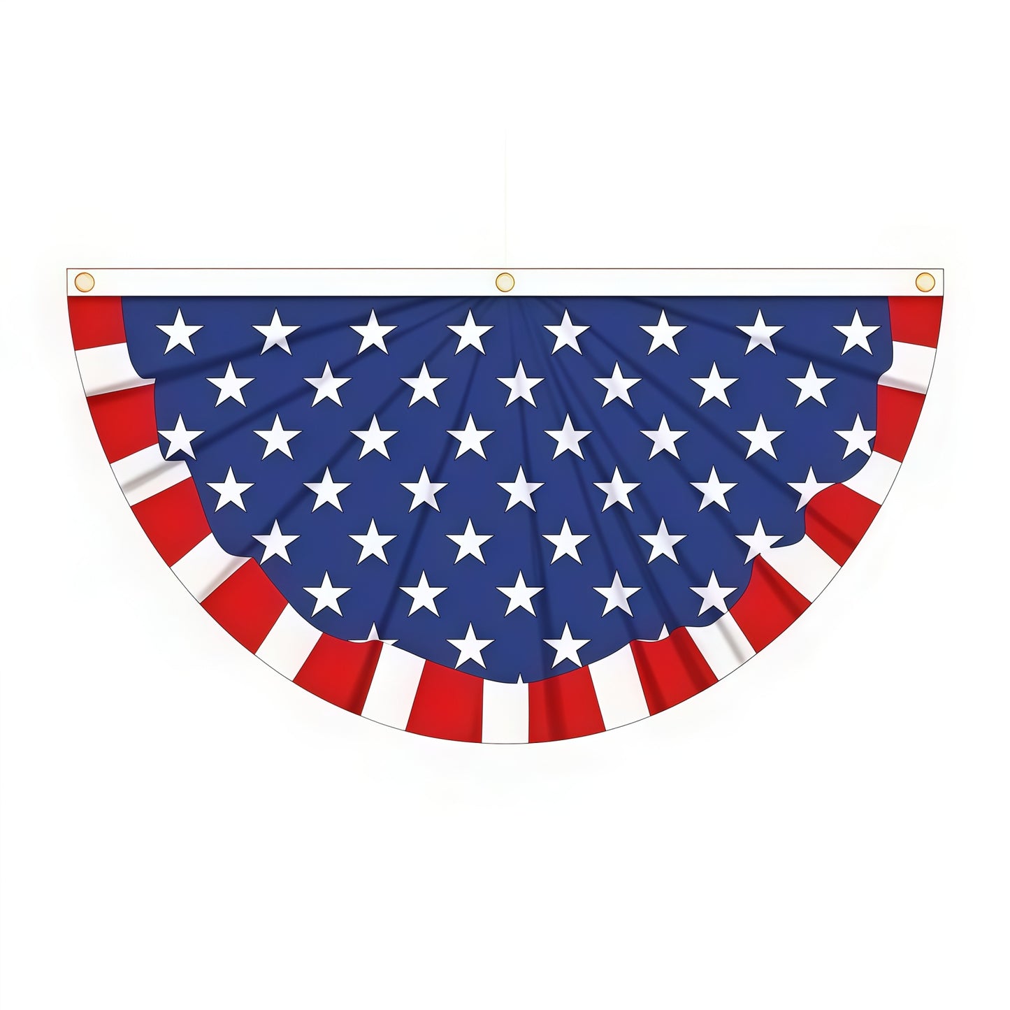 Personalized Pleated Fan Banner Flag for Parties and Festivals