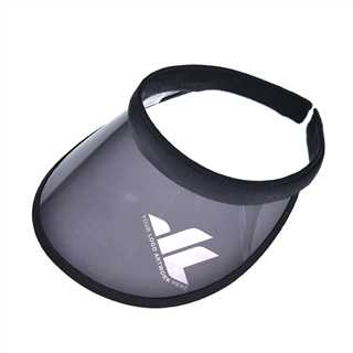 Custom Logo PVC Plastic UV Protection Hair Hoop Visor Outdoor Sun Hat