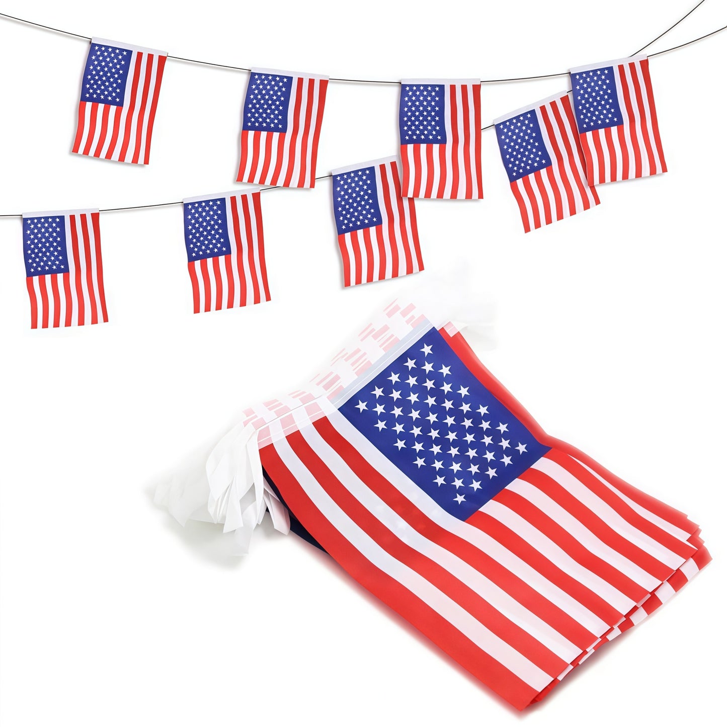American flag bunting