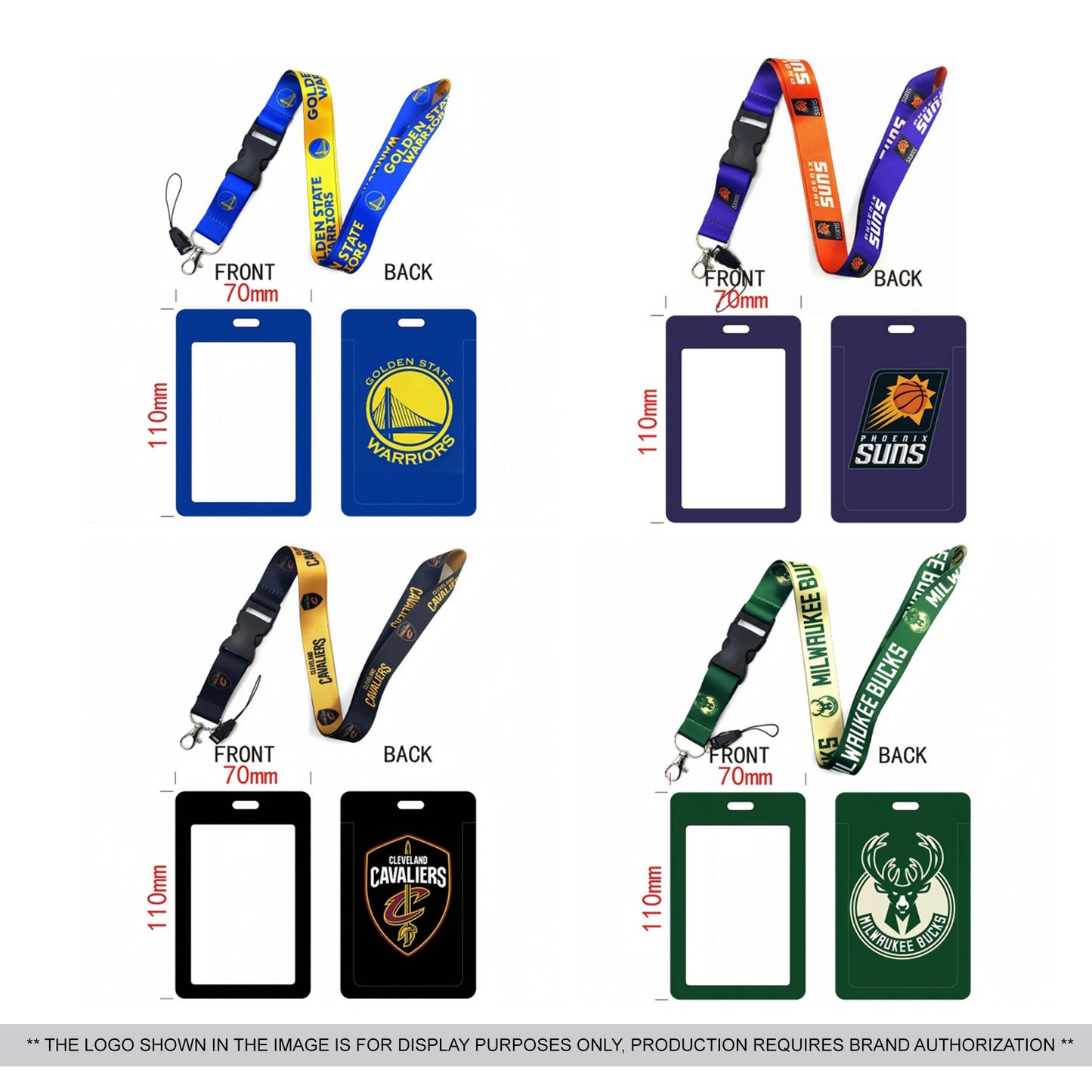 Team ID card holder and lanyard