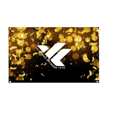 Fabric background banner flag