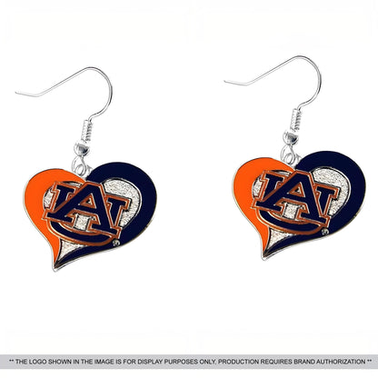 Custom Heart Charm Earrings