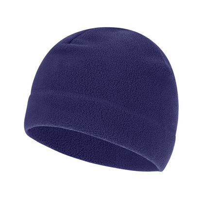 Cycling warm fleece knitted hat