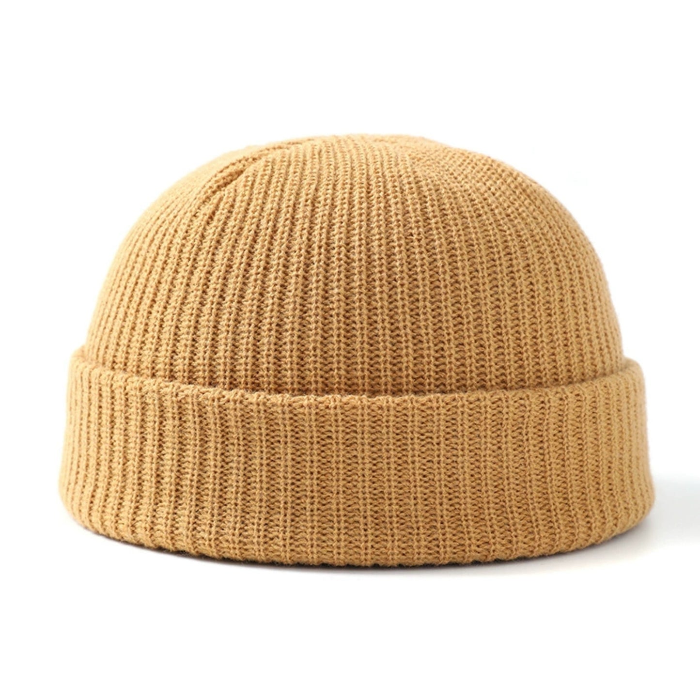 Knit Cap with Cuff